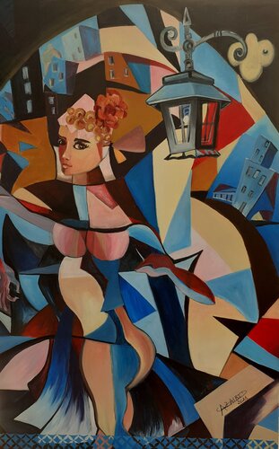 Ladanceuse by Ahmed ZAIBI, Painting for Sale on Singulart