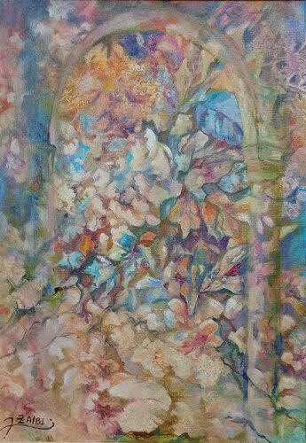 Arche_Feuille_Automne de Ahmed ZAIBI, Pintura a la venta en Singulart