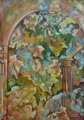 Arche_Feuille_Autome_2 von Ahmed ZAIBI, Malerei kaufen auf Singulart