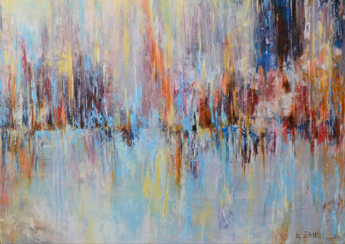 Vibration di Ahmed ZAIBI, Pittura in vendita su Singulart