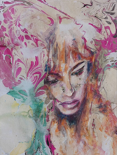 Temps_Mort di Ahmed ZAIBI, Pittura in vendita su Singulart