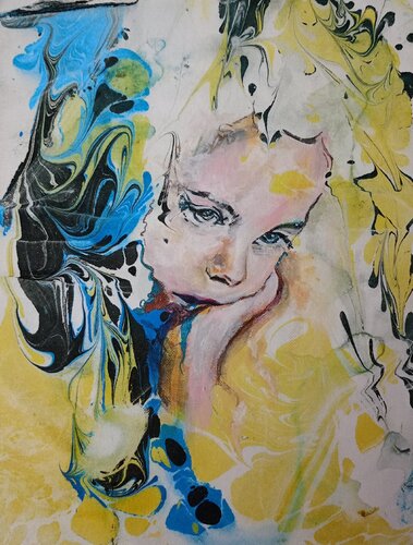 Le Souffle d’un Secret di Ahmed ZAIBI, Pittura in vendita su Singulart