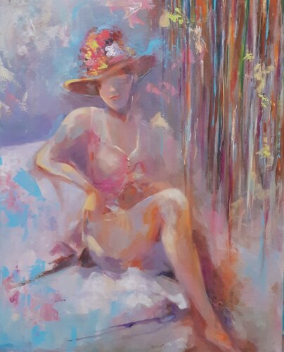 Bella_Donna von Ahmed ZAIBI, Malerei kaufen auf Singulart