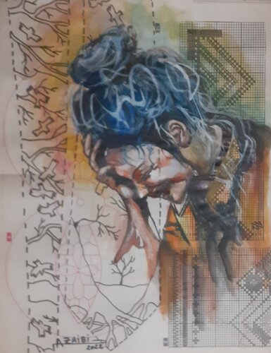 Voila di Ahmed ZAIBI, Pittura in vendita su Singulart