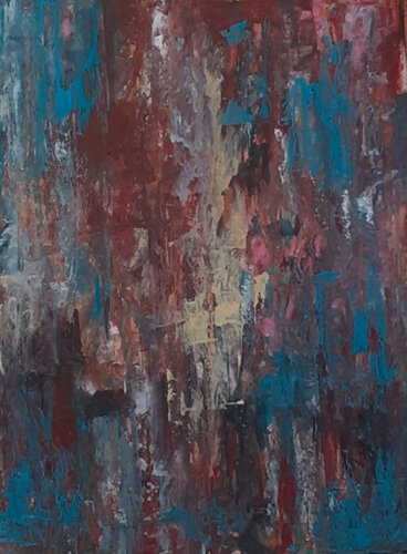 Vision sombre par Ahmed ZAIBI, Peinture en vente sur Singulart