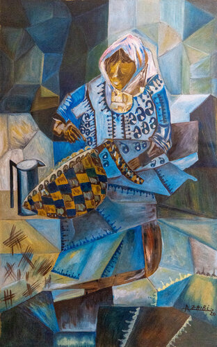 La couterierre de Ahmed ZAIBI, Pintura a la venta en Singulart