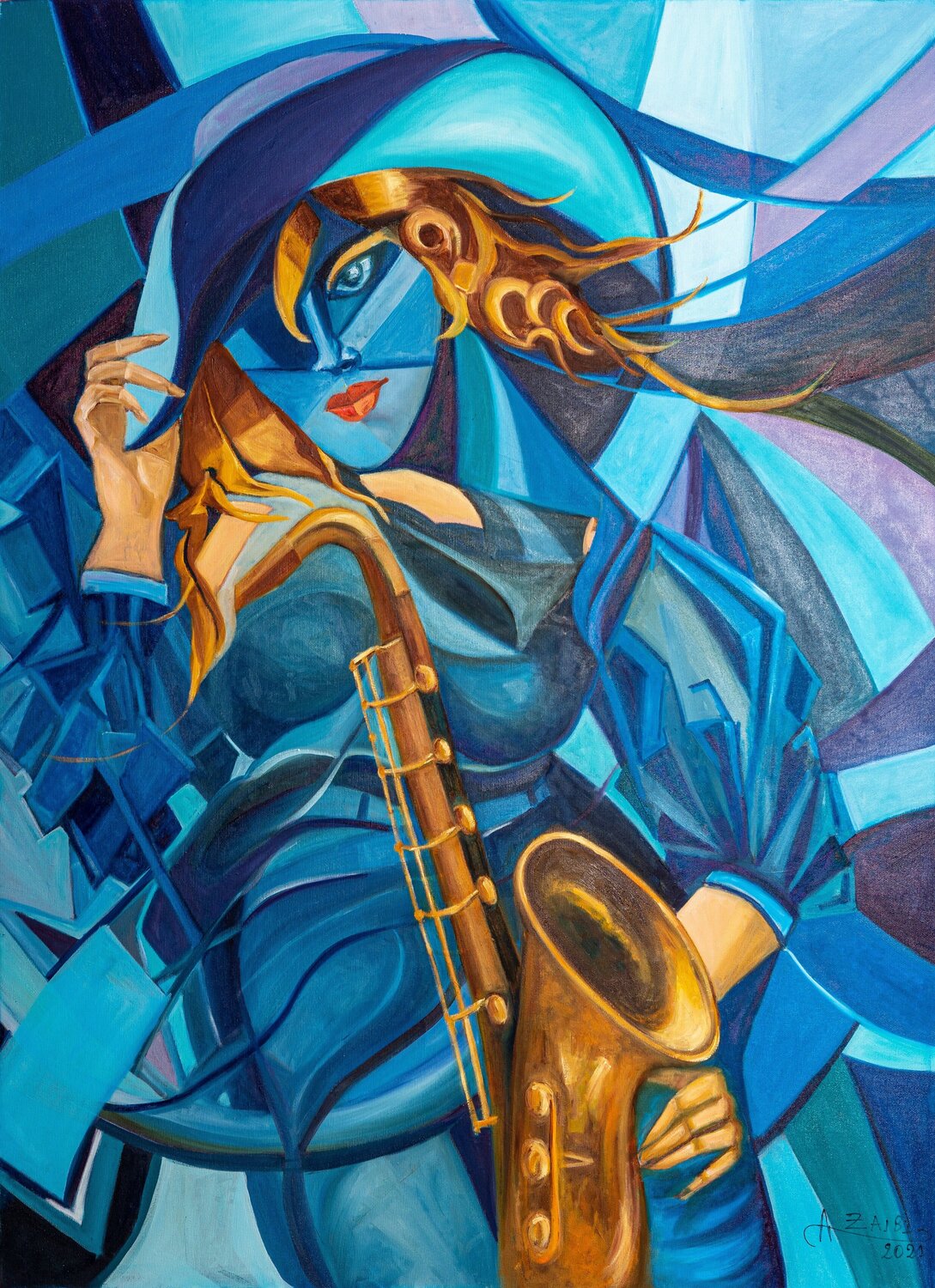 Femme_au_Saxophone Ahmed ZAIBI
