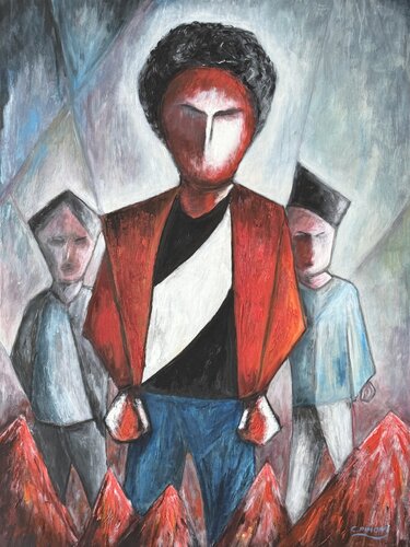 Violence von Christian Pimont, Malerei kaufen auf Singulart