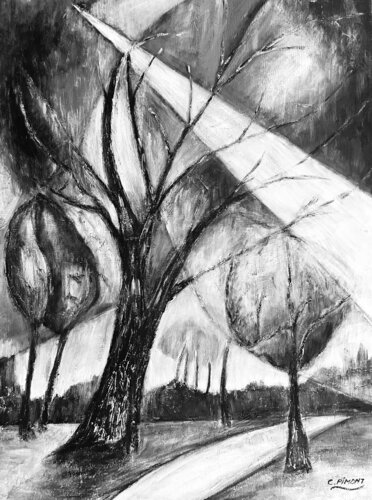 La vie de retour van Christian Pimont, Schilderij te koop op Singulart