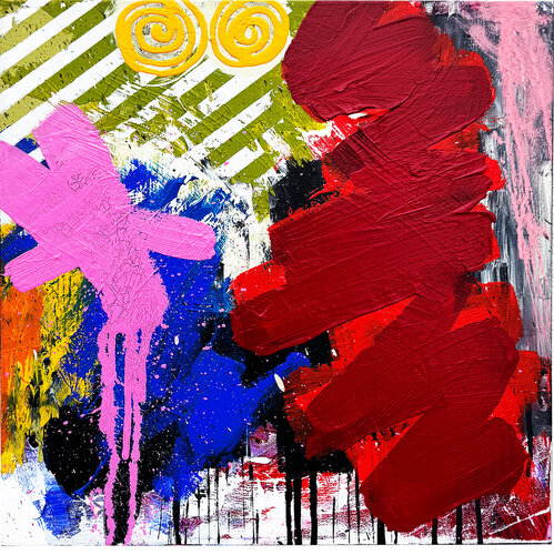 Colorful Symphony von Alexander Wyhnalek, Malerei kaufen auf Singulart