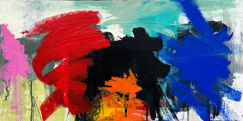 Explosion of Emotions van Alexander Wyhnalek, Schilderij te koop op Singulart