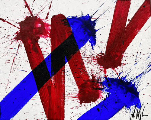 ABSTRACT MOMENTUM 01 van Alexander Wyhnalek, Schilderij te koop op Singulart
