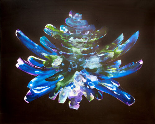 Deep Sea (Series Dark into Light 10) von Klaus Strahlendorff, Malerei kaufen auf Singulart