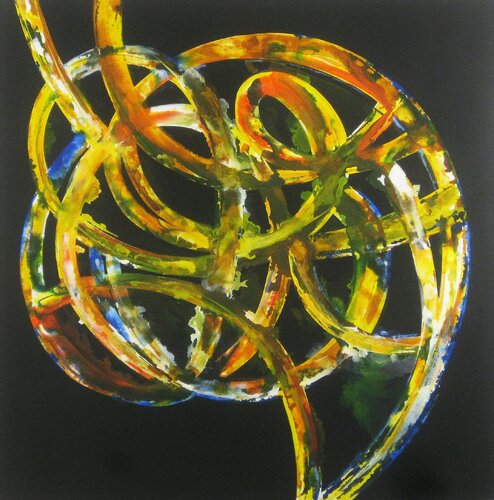 Verschlungene Pfade di Klaus Strahlendorff, Pittura in vendita su Singulart