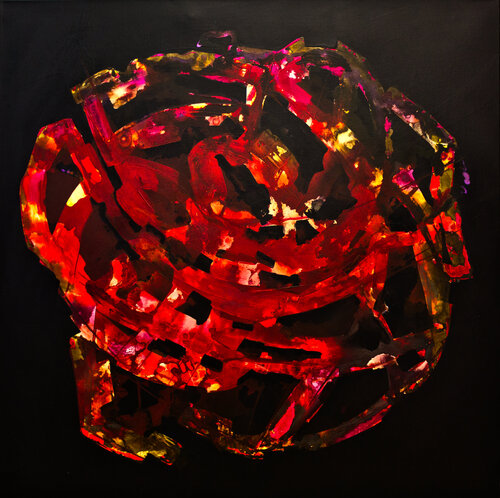 Energetischer Wirbel von Klaus Strahlendorff, Malerei kaufen auf Singulart