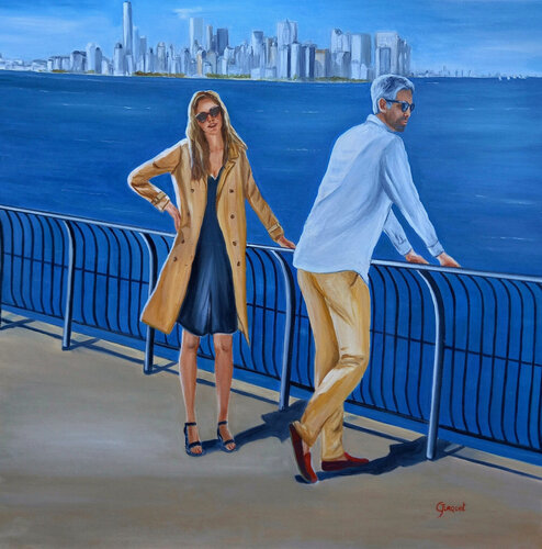 Rêve américain di colette jurquet, Pittura in vendita su Singulart