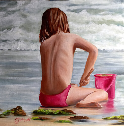 jeu de sable di colette jurquet, Pittura in vendita su Singulart