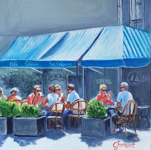 déjeuner sous le soleils van colette jurquet, Schilderij te koop op Singulart