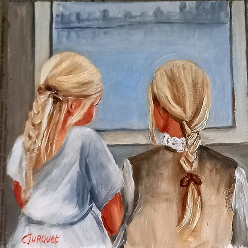 Au Musée par colette jurquet, Peinture en vente sur Singulart