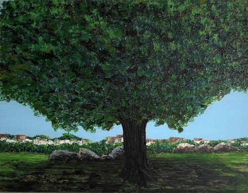El manzano by Carmen Mira, Painting for Sale on Singulart