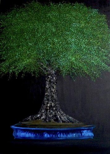 Autorretrato: Bonsai van Carmen Mira, Schilderij te koop op Singulart