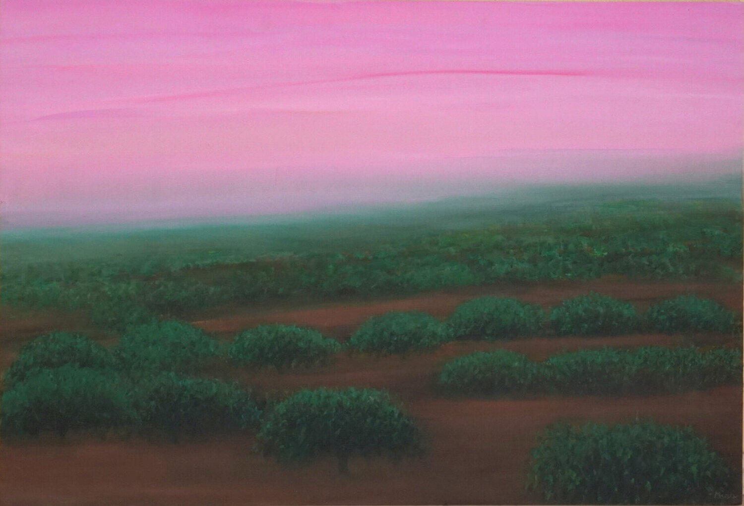 Amanecer de noviembre Carmen Mira Originalgemälde zu verkaufen