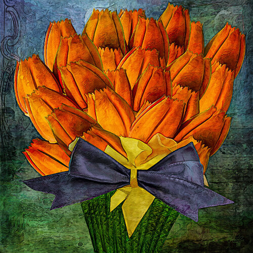 A Bunch Of Blooms di Dan Lavery, Digitale in vendita su Singulart