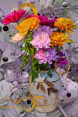 Cosmic Mums di Dan Lavery, Digitale in vendita su Singulart