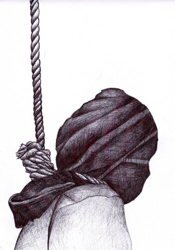 Urteil gegen einen Liebenden di Marcel van Beek, Disegno in vendita su Singulart