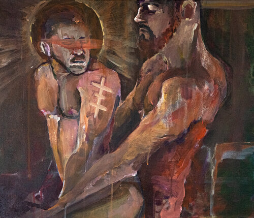 Die Begegnung de Marcel van Beek, Pintura a la venta en Singulart