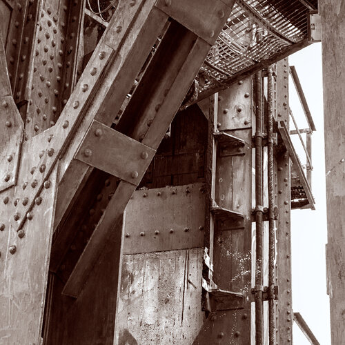 Stahlgrammatik (Die Brücke) di Marcel van Beek, Fotografia in vendita su Singulart