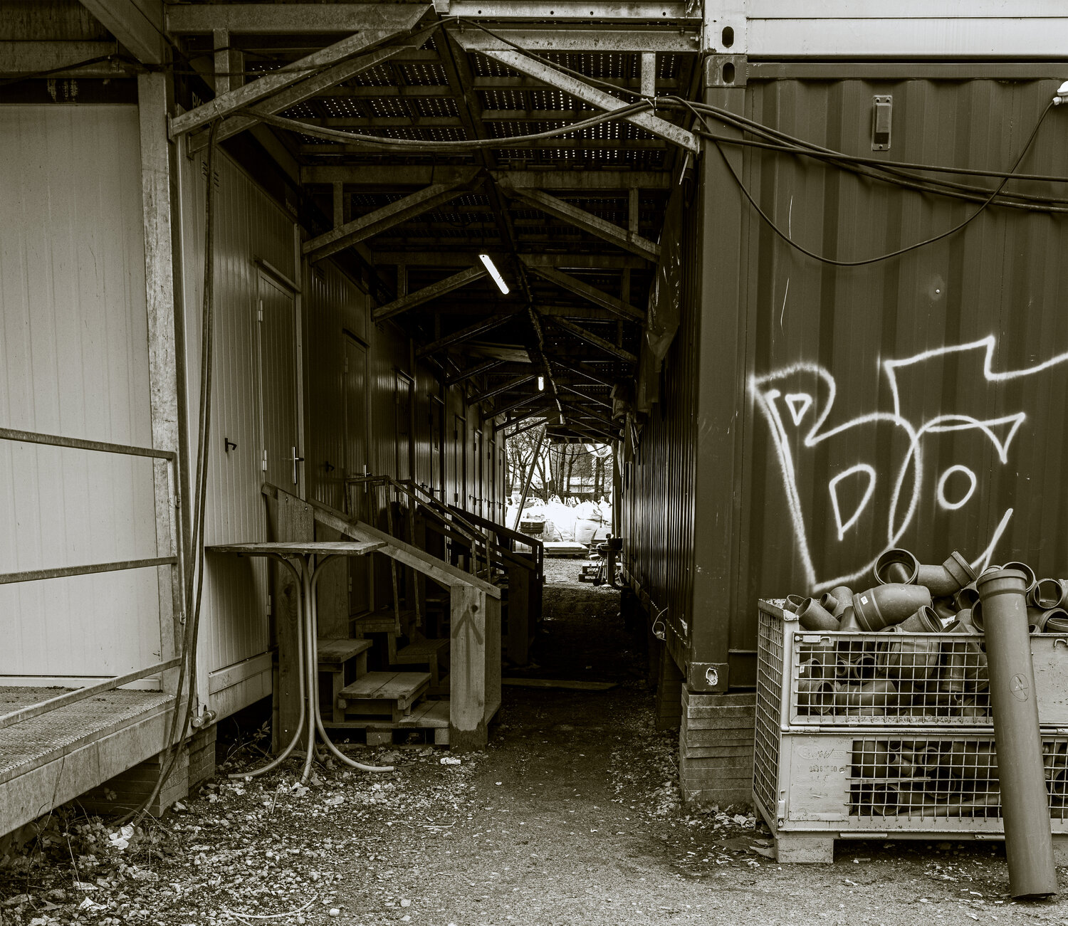 Flucht VIII: Hamburg, Hochbunker-Baustelle Marcel van Beek