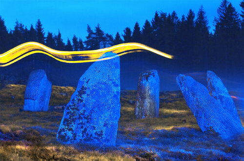 Burial Ground from Bronzage. Norway van rolf Sørensen-Lyle, Fotografie te koop op Singulart