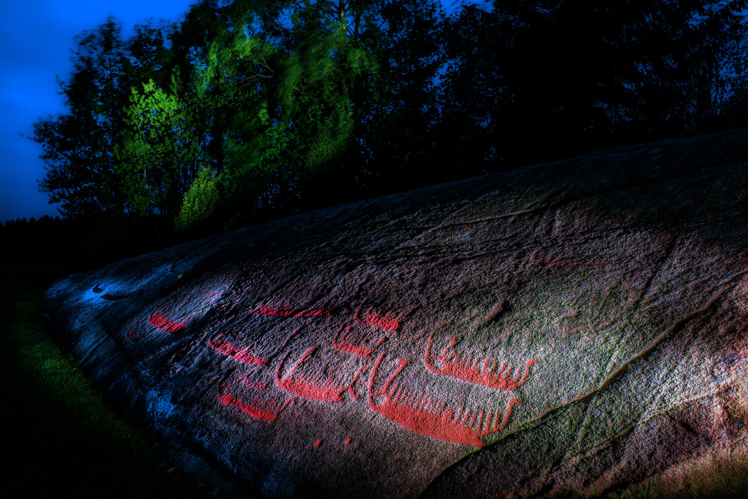 Opstadfeltet. Rock carving. rolf Sørensen-Lyle Fotografie zu verkaufen