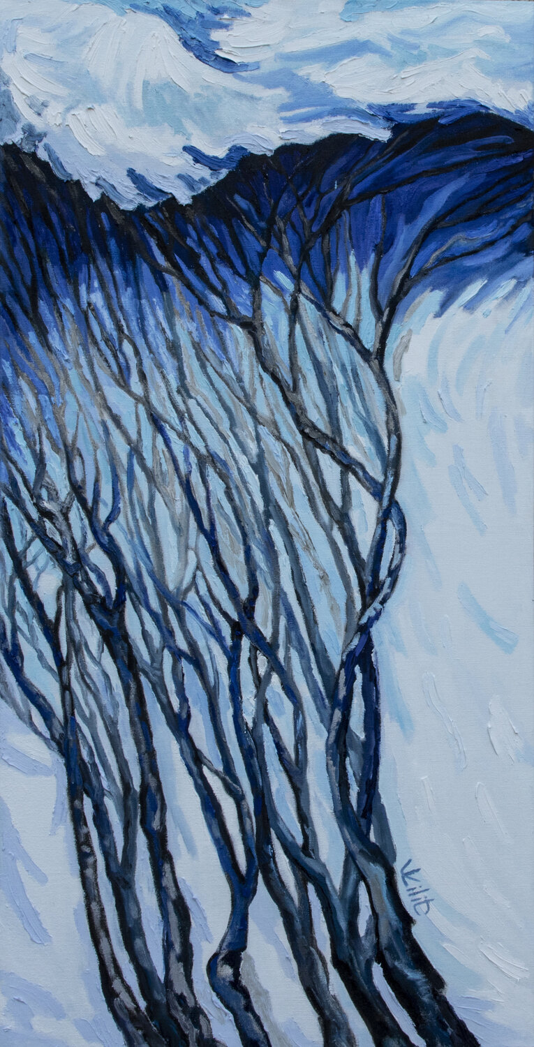 Trees in Blue Lilit Vardanyan