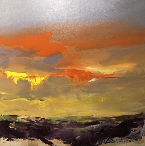 EVENING SKY by Didi Gadjanski, Painting for Sale on Singulart