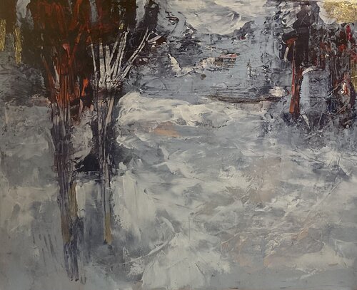 winter woodland von Didi Gadjanski, Malerei kaufen auf Singulart