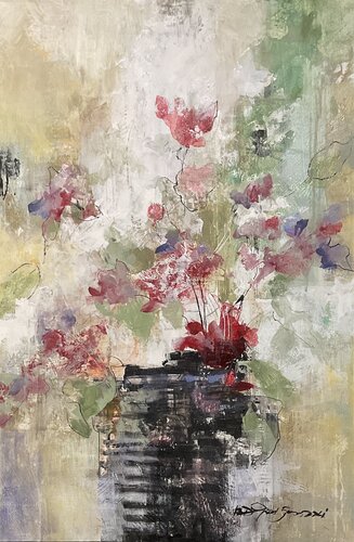 Floral Sonata by Didi Gadjanski, Painting for Sale on Singulart