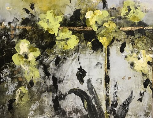 Chartreuse in Bloom by Didi Gadjanski, Painting for Sale on Singulart