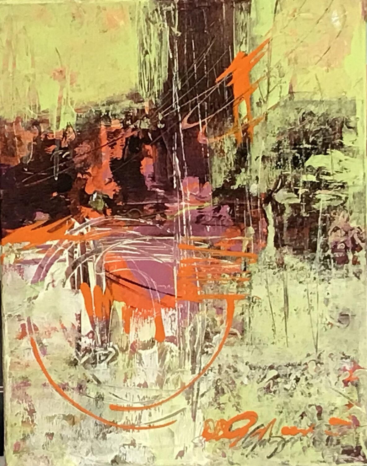 Encircled Didi Gadjanski Original painting for sale