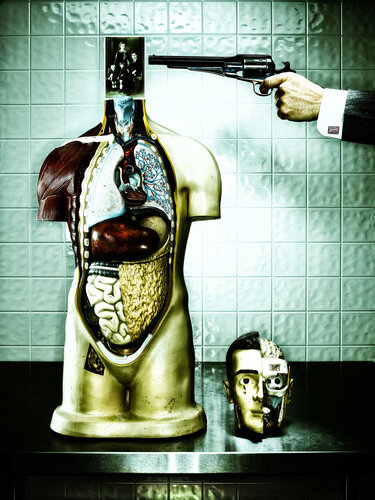 "Guns in America #6 di Jeff Corwin, Fotografia in vendita su Singulart