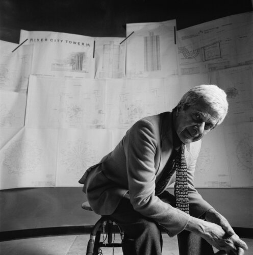 Architect Bertran Goldberg par Jeff Corwin, Photographie en vente sur Singulart