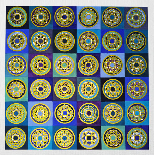 Kaleidoverse di Henna Bajaj, Opera su carta in vendita su Singulart