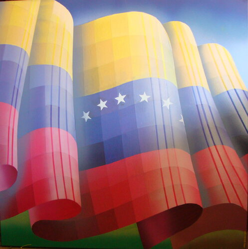 VENEZUELA EN MI CORAZON von Mario Agatiello, Malerei kaufen auf Singulart