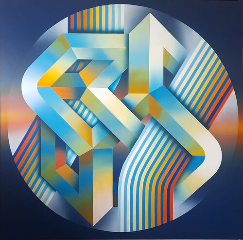 VECTORES EPSILON van Mario Agatiello, Schilderij te koop op Singulart