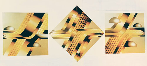 "DISCOVERY RUPES I, II y III" by Mario Agatiello, Painting for Sale on Singulart