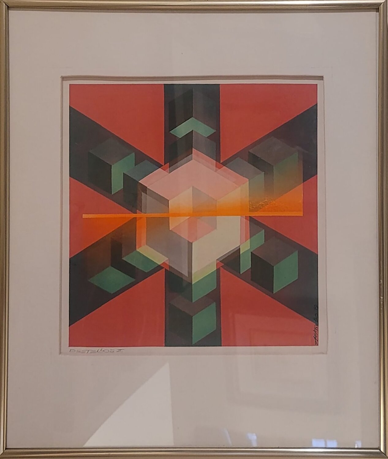 "DESTELLOS IV" Mario Agatiello Original painting for sale