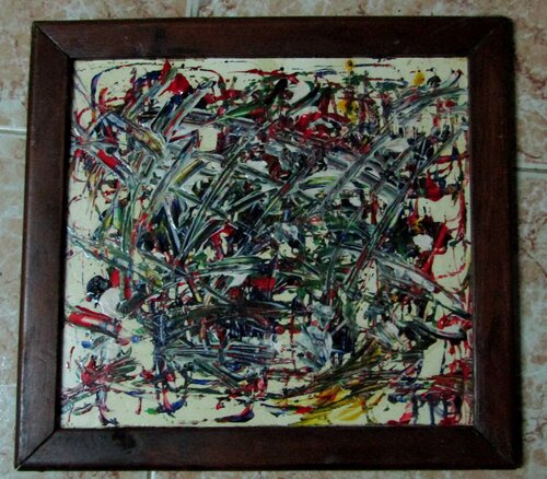 38x40x2 - preco certo em luta by Celso PREI, 회화 for Sale on Singulart