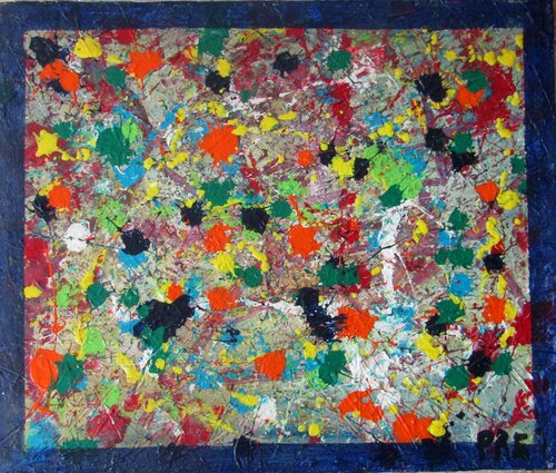 PINTURA EXPOSTA NO CARROUSSEL DU LOUVRE ABRIL DE 2026 - arte quanitica energetica espiritual 60x50x2 de Celso PREI, Pintura a la venta en Singulart