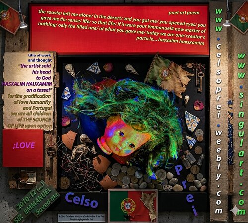 2026-06-01 - final - o mundo quer a cabeça do celso avatar - sejam amor di Celso PREI, Digitale in vendita su Singulart